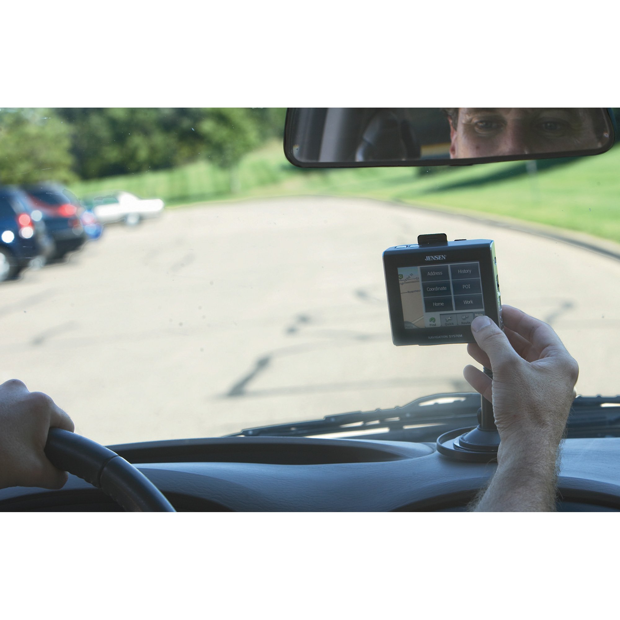 Jensen Touch Screen Portable GPS System, Model# NVX225